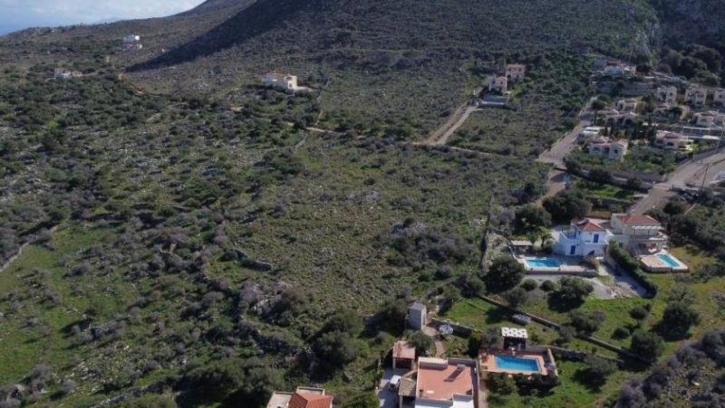 Kokkino Chorio Kreta, Kokkino Chorio: Grundstück in ruhiger Lage mit Meerblick zu verkaufen Grundstück kaufen